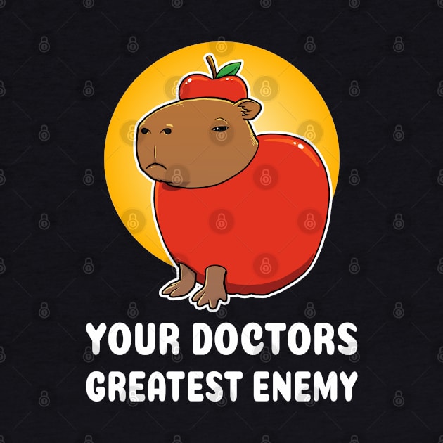 Your doctors greatest enemy Capybara cartoon by capydays